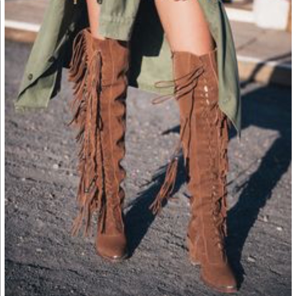 Spell and the gypsy Mimi over knee boots sz 40 - Picture 2 of 9